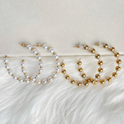 AYVA Pearl Hoops