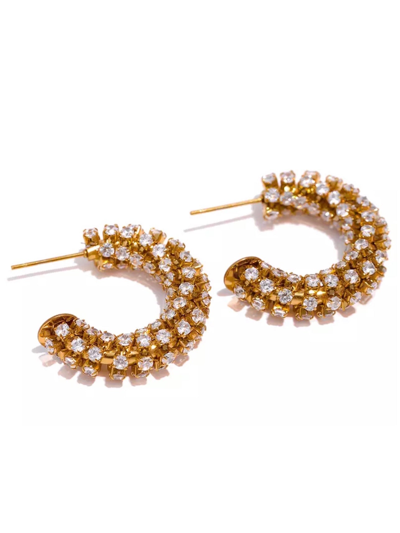 Eternal Gold Plated Hoops