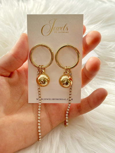 MANNI Gold Tassel Drops