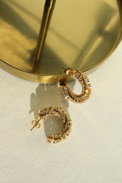 Eternal Gold Plated Hoops