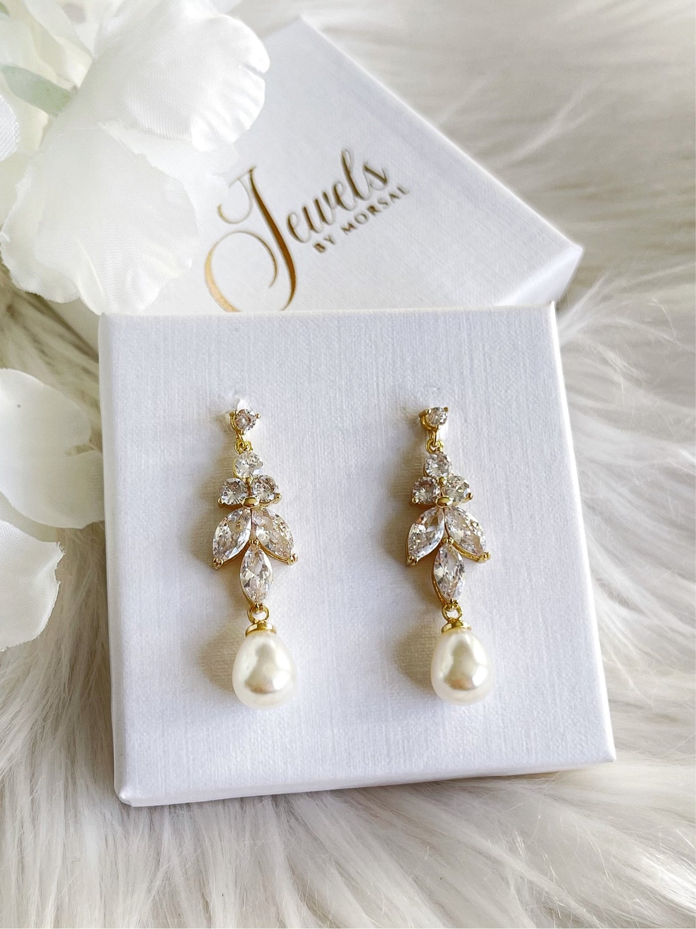 Gold Plated Pearl Drops